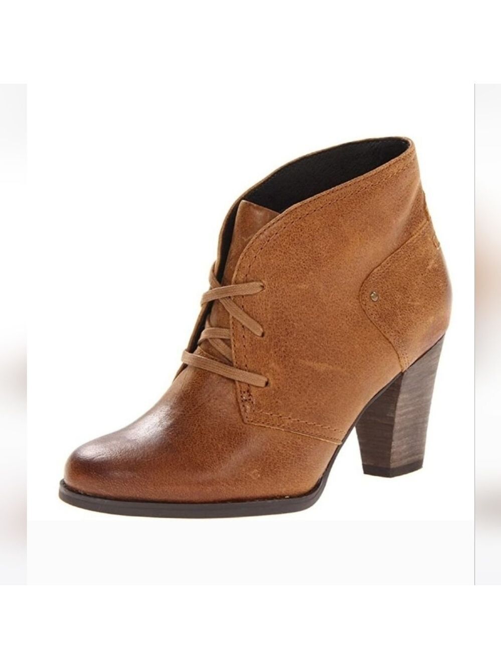 Clarks Artisan Alpine Melt Cognac Leather Booties, Size 11M